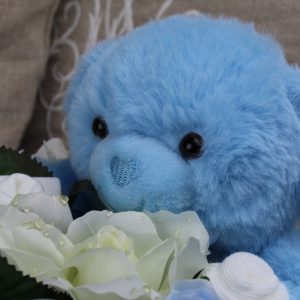 Baby Teddy Bouquet Blue - Image 4