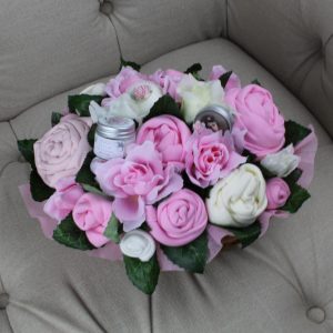 Superior Pampering Bouquet Pink - Baby Clothing Bouquet