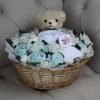 Luxurious Pampering Bouquet Mint - Baby Clothes Bouquet