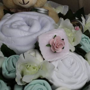 Luxurious Pampering Bouquet Mint WIth Soap Fancy