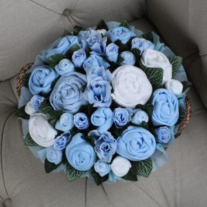 Alternative view of Twins Luxury Bouquet Blue