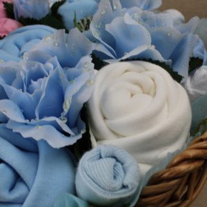Twins Luxury Bouquet Pink & Blue - Image 3