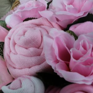 Twins Luxury Bouquet Pink & Blue - Image 4