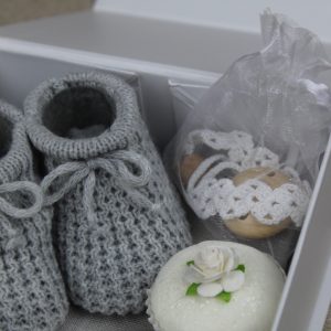 Alternative view of Grey Booties Gift Box