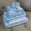 'Hospital Pack' - Blue - All the essentials you'll need for your newborn... nappies, sleepsuits, bodysuits all ready packed to pop into your birthing bag.