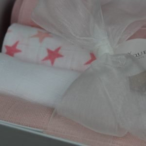 Pink Muslin Cloths Gifted Box - Image 3