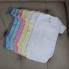 100% Cotton Baby Bodysuits in a pack of three in an assortment of colours