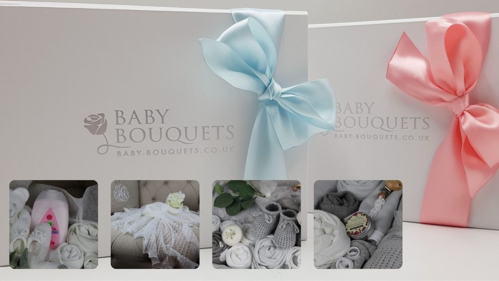 Photo of the Boxed Baby Gifts Range from Baby Bouquets