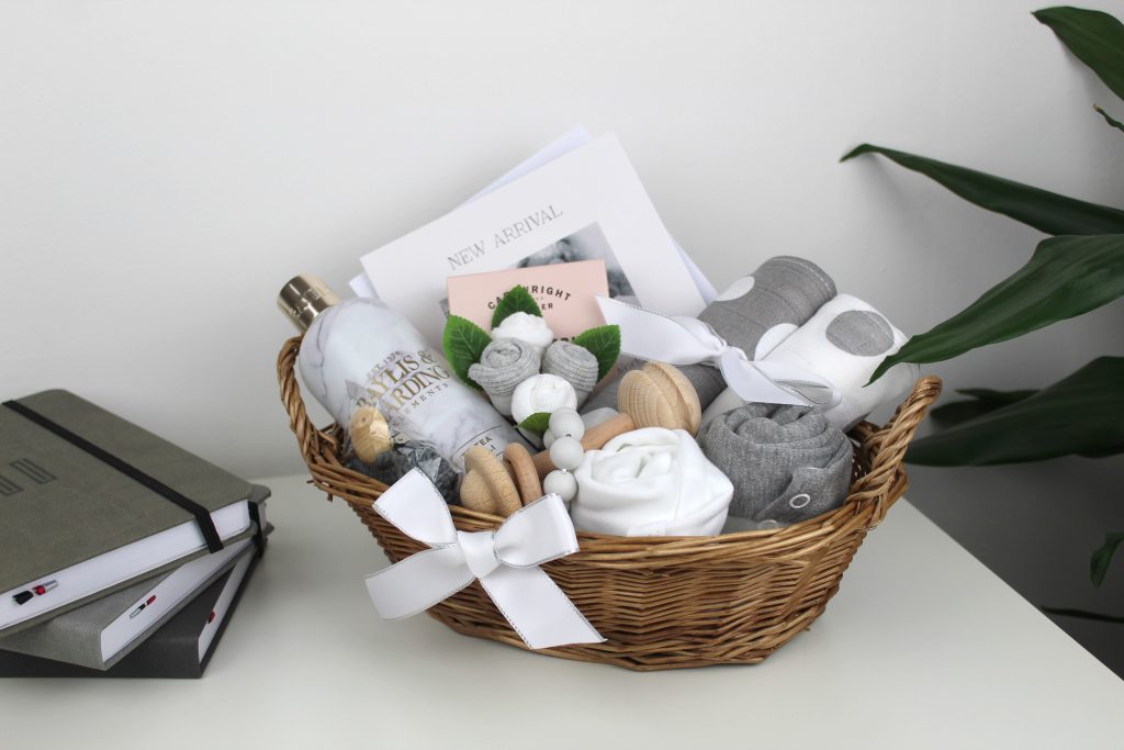 Photo of a Corporate Gifting Basket from Baby Bouquets Corporate Gifting