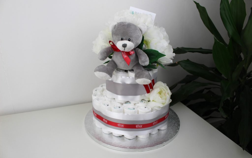 Corporate Gifting - THX own branded nappy cake