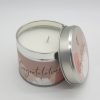 Congratulations Candle in a round tin with a lid