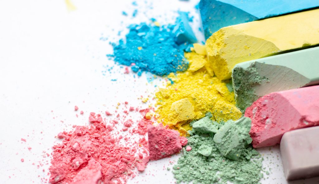 Crumbs of chalk