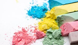 Crumbs of chalk
