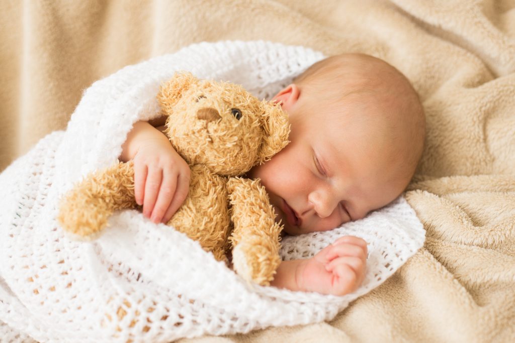Baby Wrapped In Eldernell Shawl
